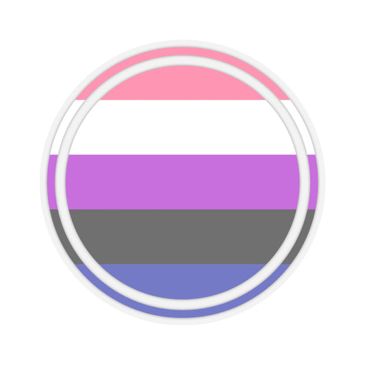 Genderfluid Pride Sticker - The Inclusive Collective