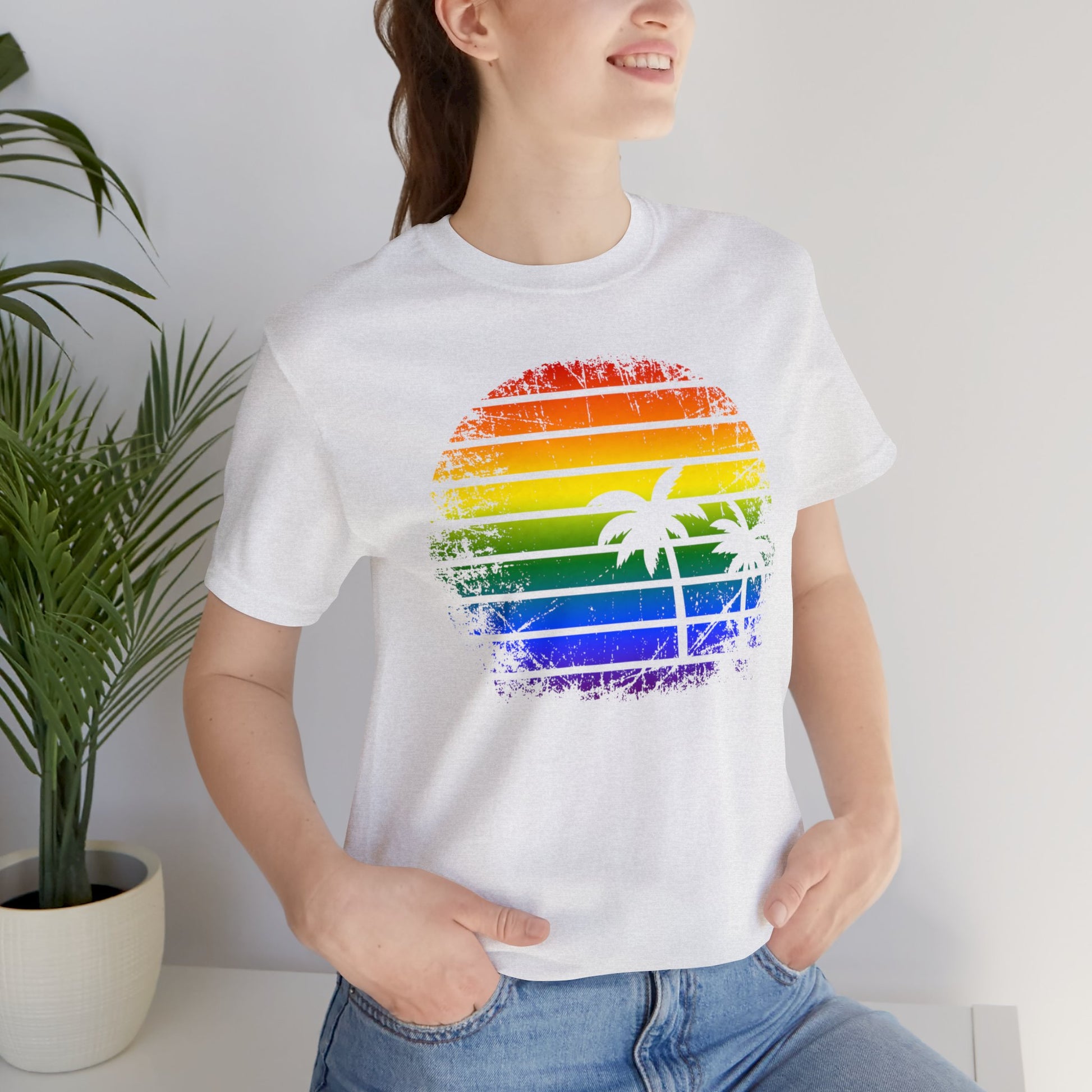 Rainbow Palms Tee - The Inclusive Collective