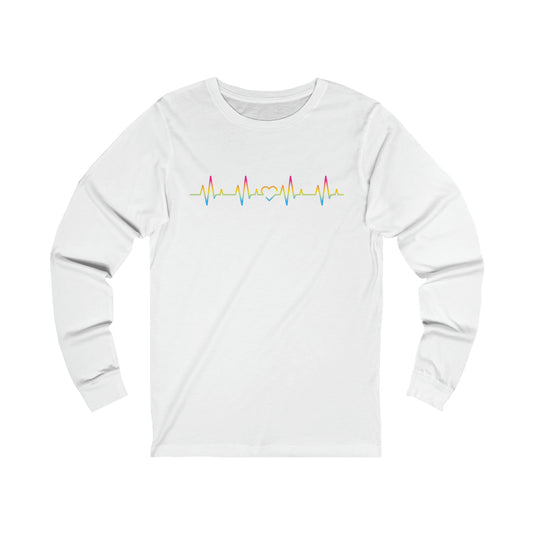 Unisex Pan Heartbeat Long Sleeve Tee - The Inclusive Collective