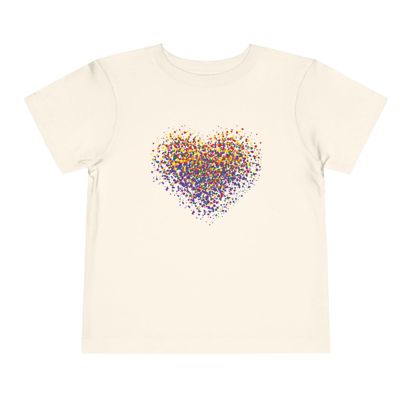 Toddler Short Sleeve Graffiti Heart Tee