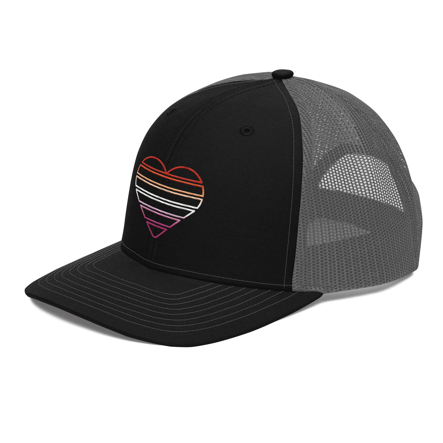 Lesbian Heart Trucker Hat