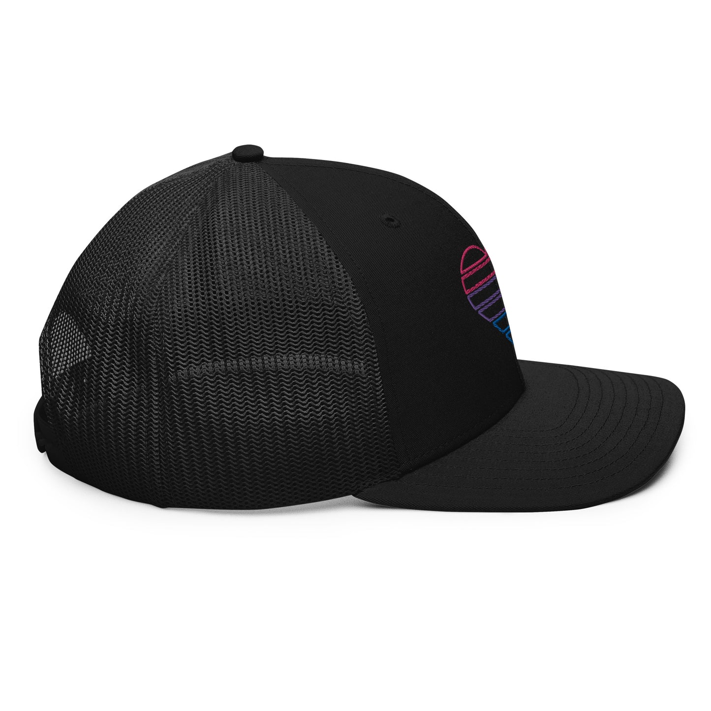Bi Heart Trucker Hat