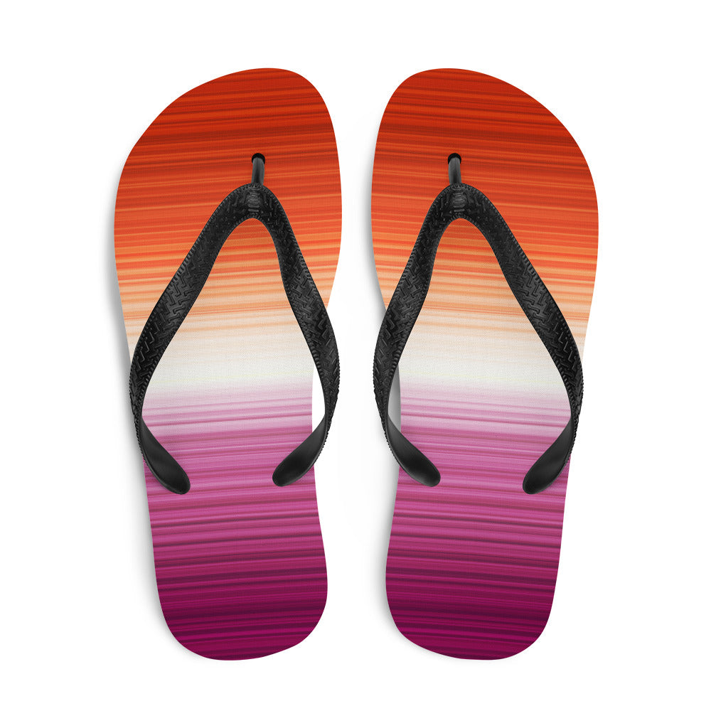 Lesbian Gradient Flip Flops - The Inclusive Collective