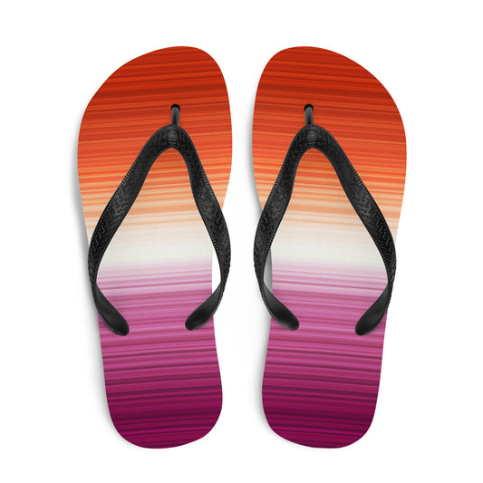 Lesbian Gradient Flip Flops - The Inclusive Collective