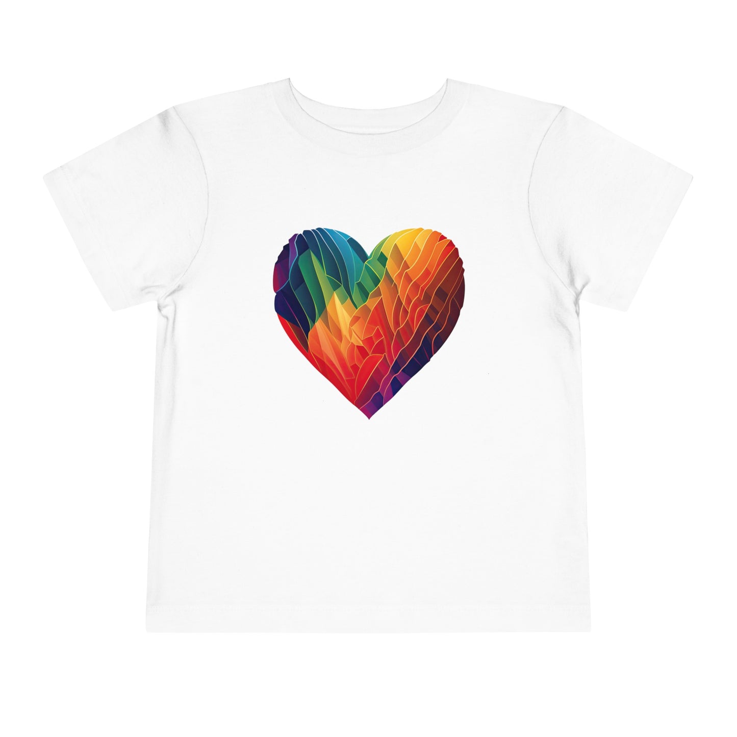 Toddler Short Sleeve Heart Tee