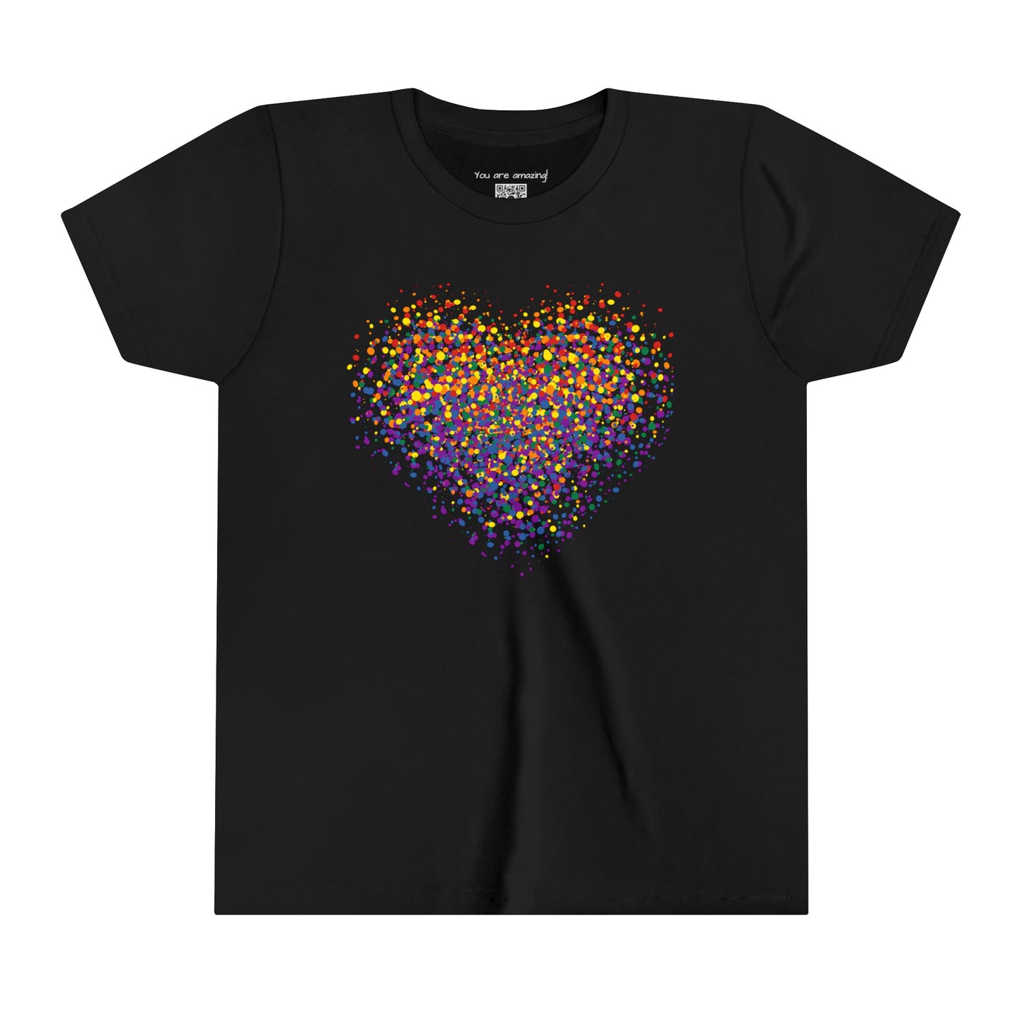 Youth Short Sleeve Graffiti Heart Tee