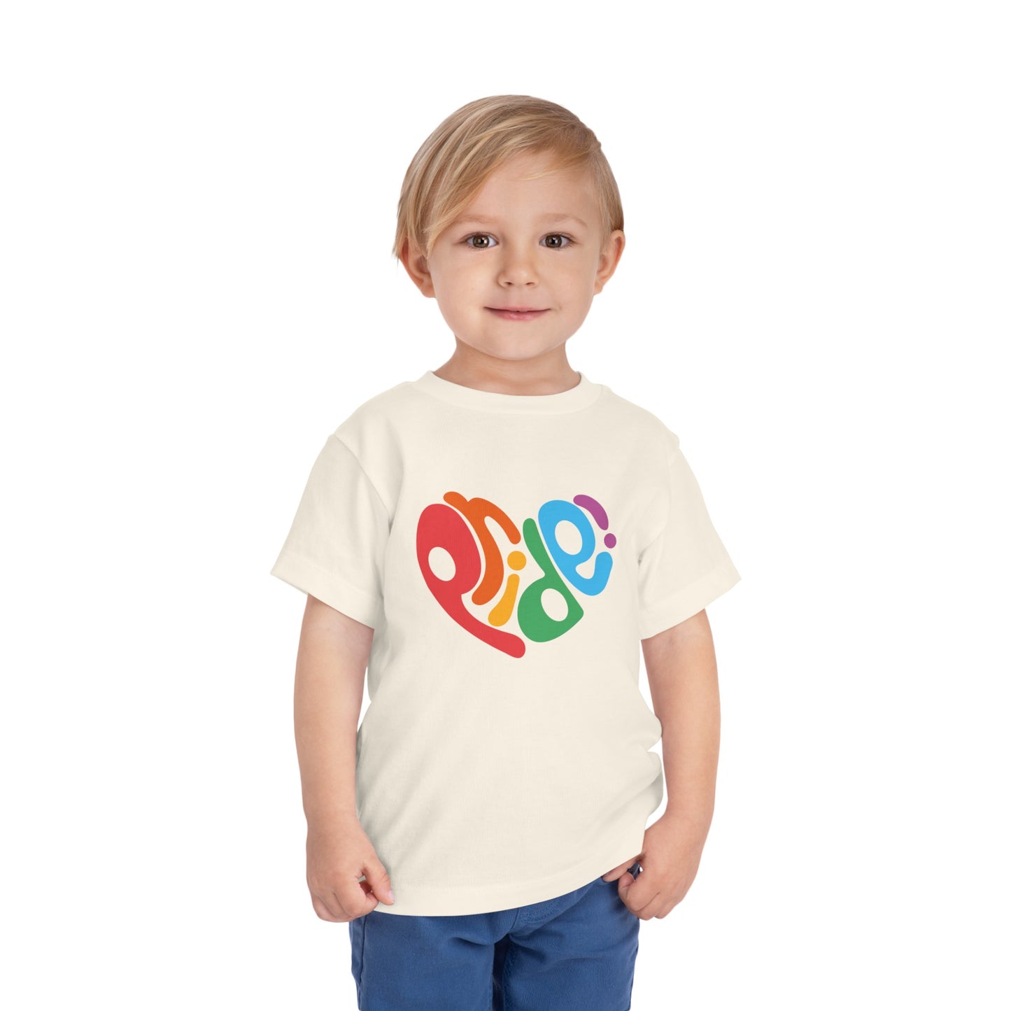 Toddler Short Sleeve Pride! Heart Tee