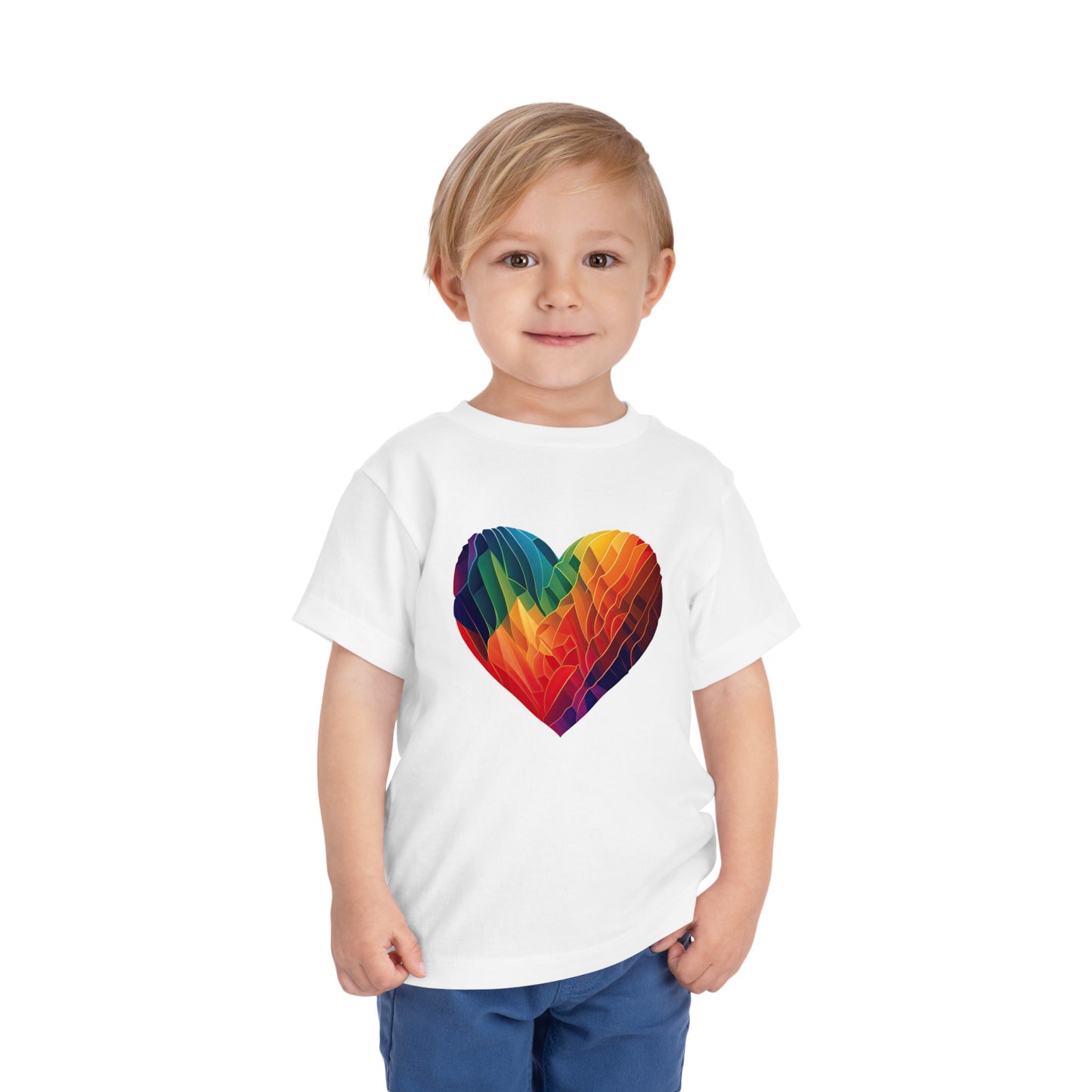 Toddler Short Sleeve Heart Tee