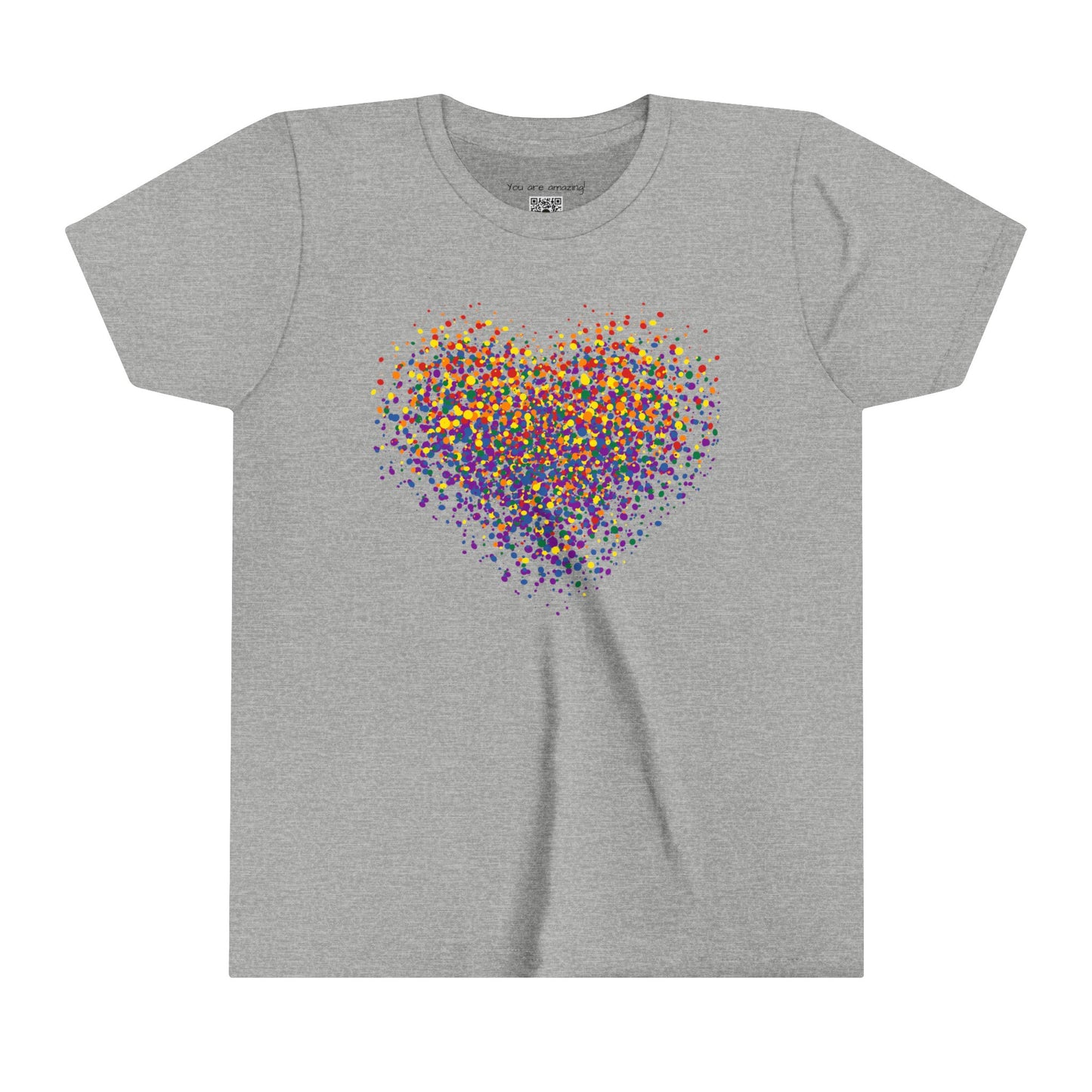 Youth Short Sleeve Graffiti Heart Tee