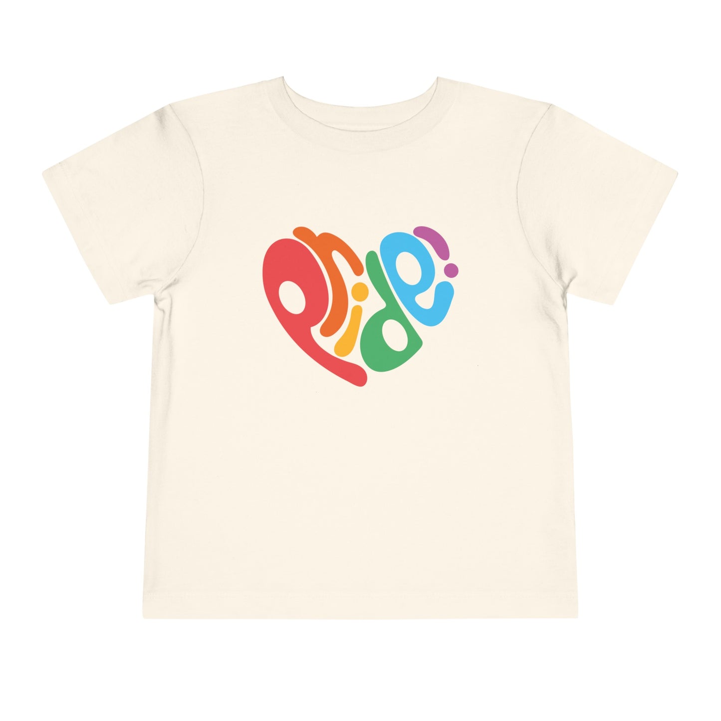 Toddler Short Sleeve Pride! Heart Tee