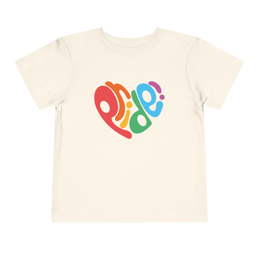 Toddler Short Sleeve Pride! Heart Tee