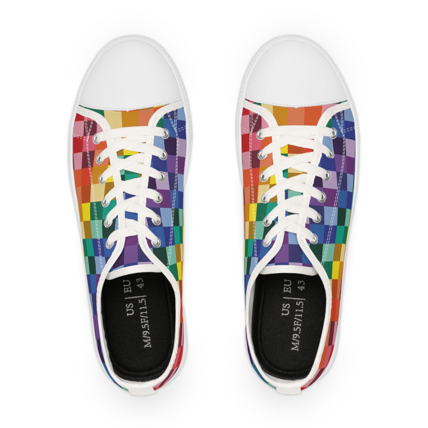 Rainbow Low Top Sneakers - The Inclusive Collective