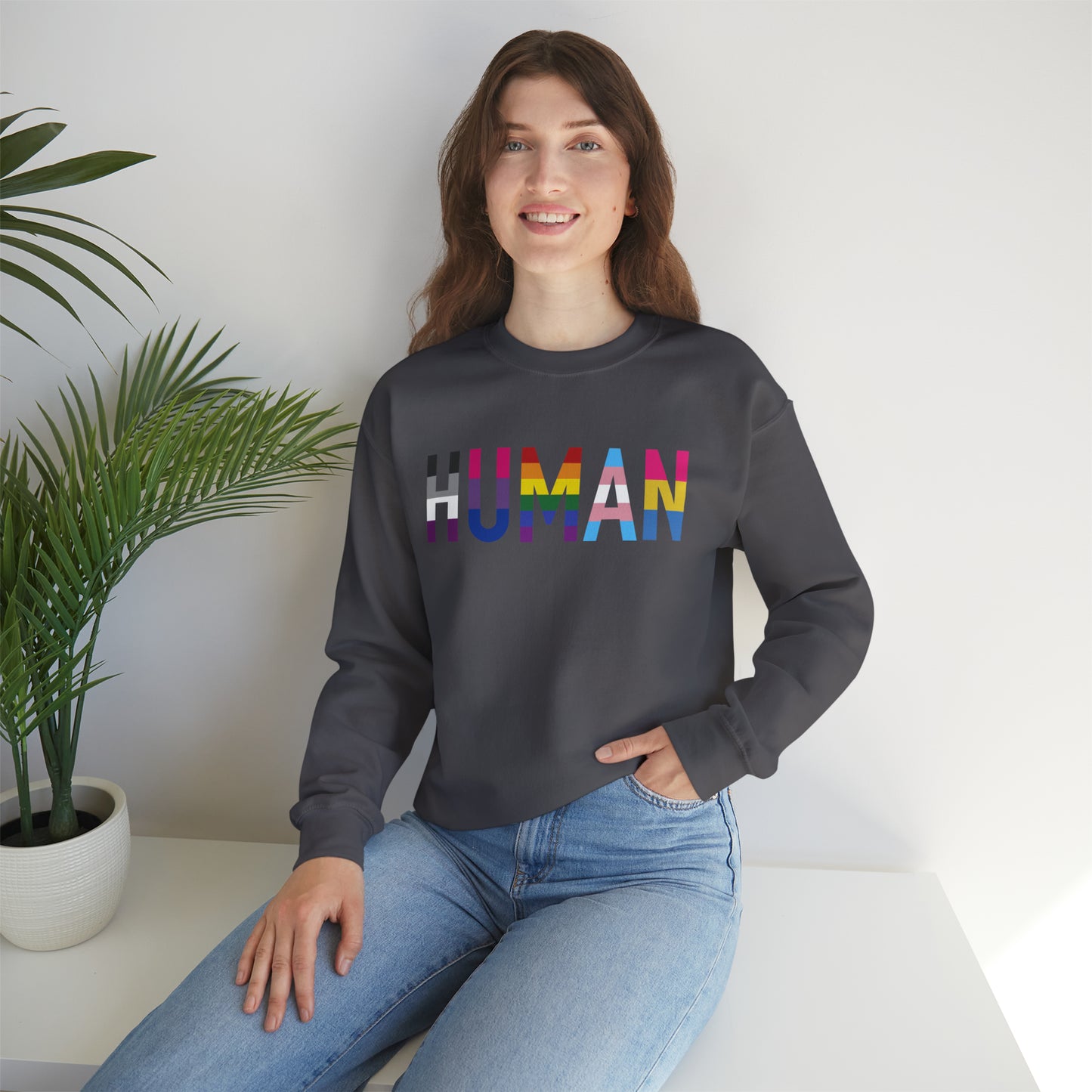 HUMAN Crewneck Sweatshirt - The Inclusive Collective