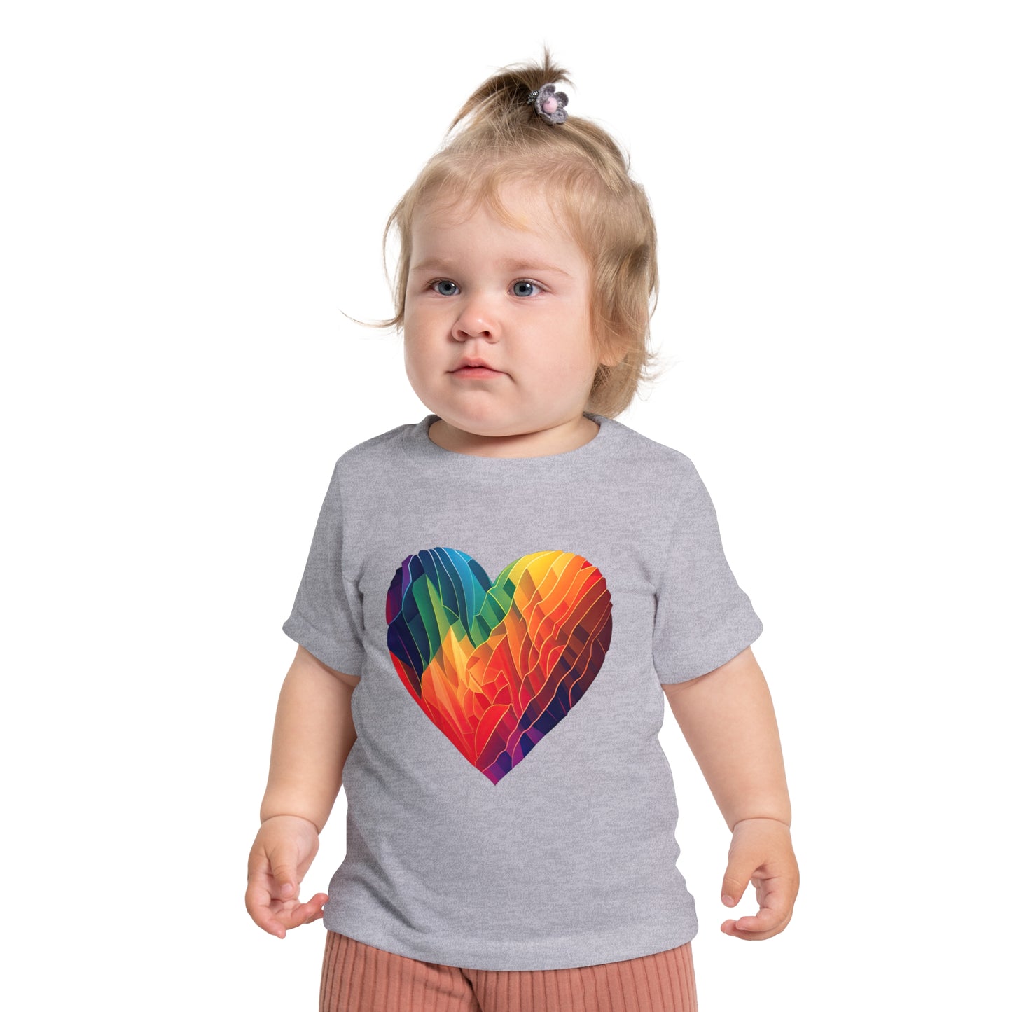 Baby Short Sleeve Heart T-Shirt