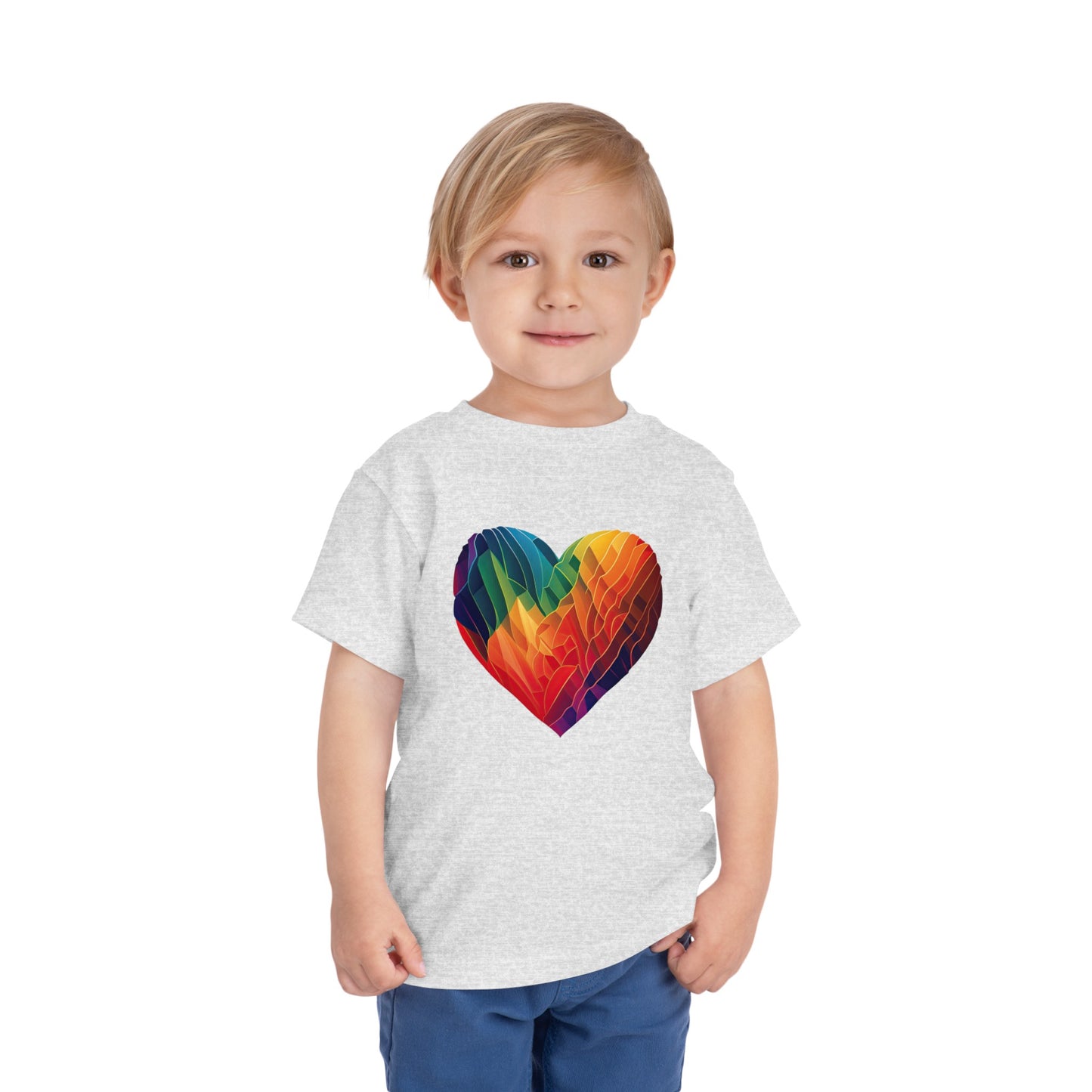 Toddler Short Sleeve Heart Tee