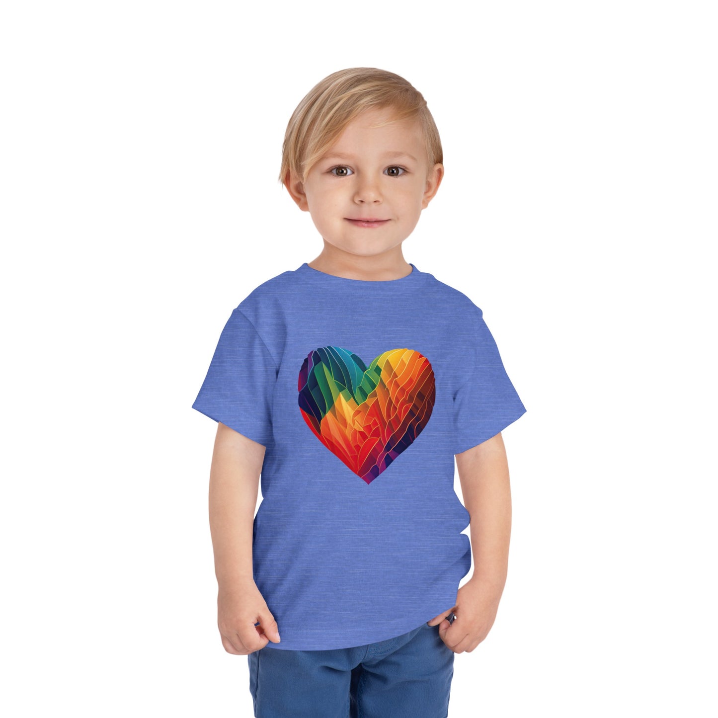 Toddler Short Sleeve Heart Tee