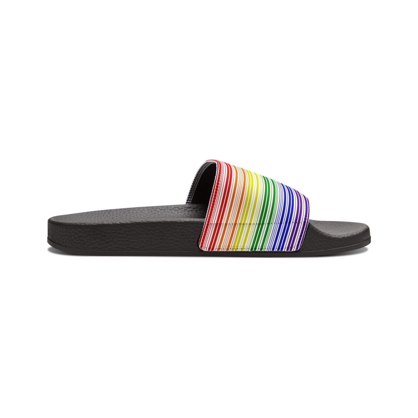 Youth Rainbow Barcode Slide Sandals