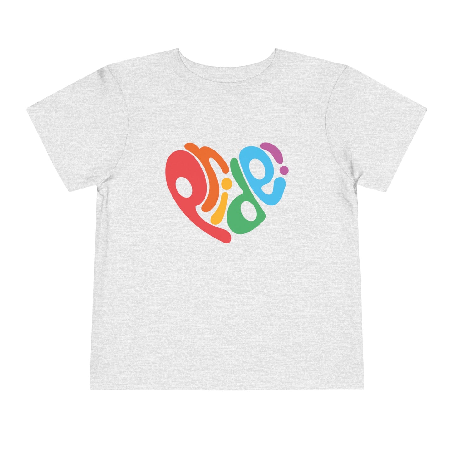 Toddler Short Sleeve Pride! Heart Tee