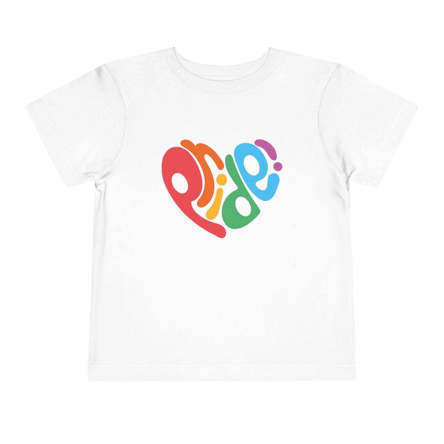 Toddler Short Sleeve Pride! Heart Tee