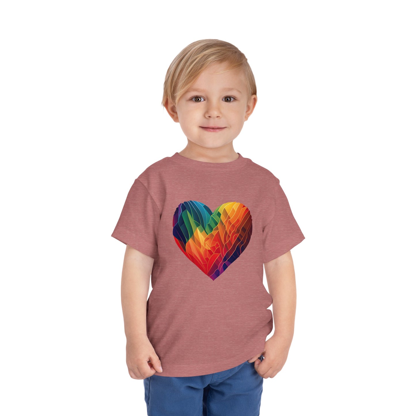 Toddler Short Sleeve Heart Tee