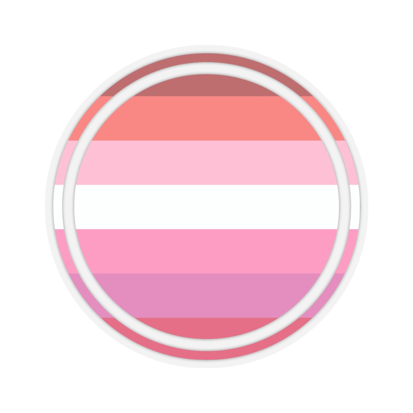 Lesbian Pride Sticker - The Inclusive Collective