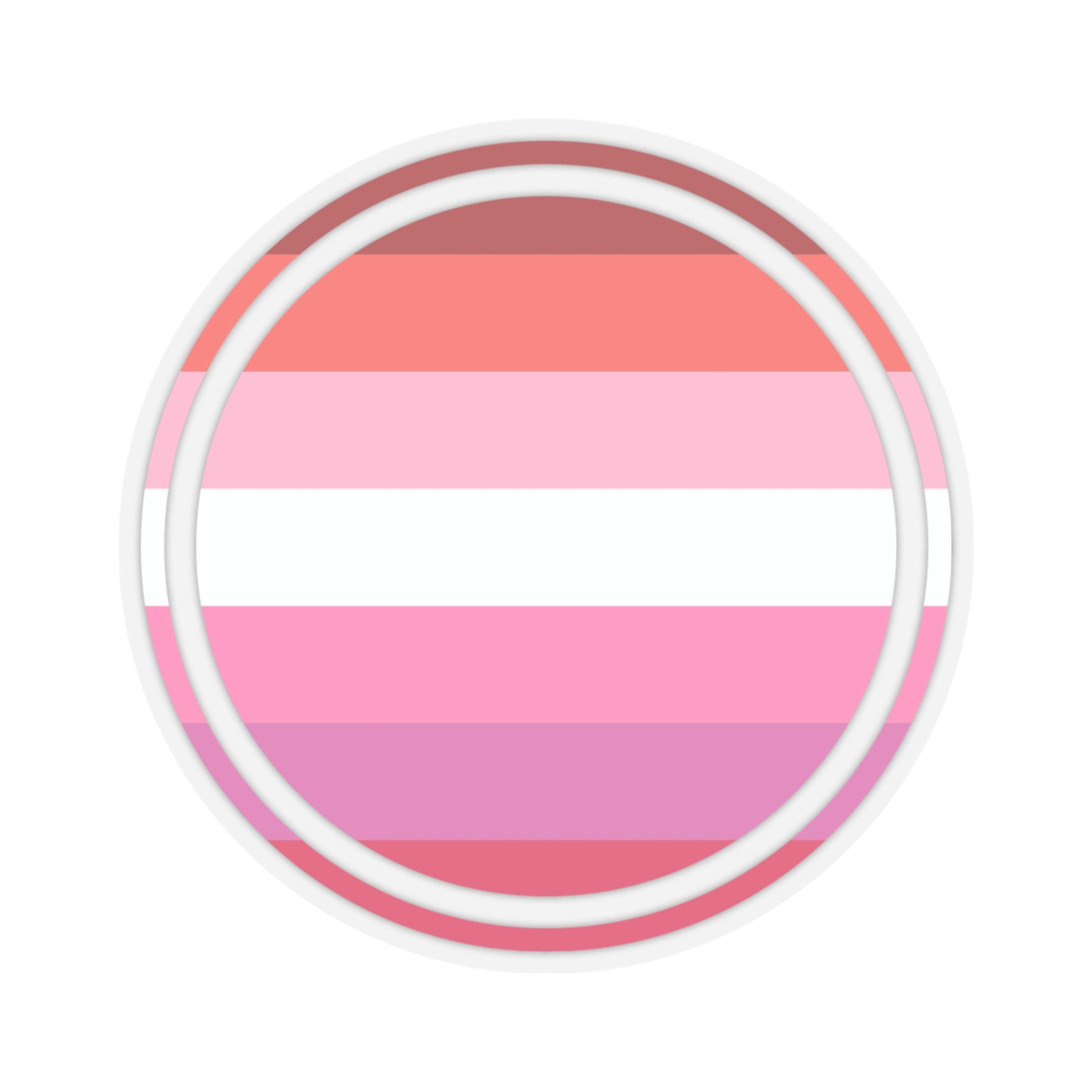 Lesbian Pride Sticker - The Inclusive Collective