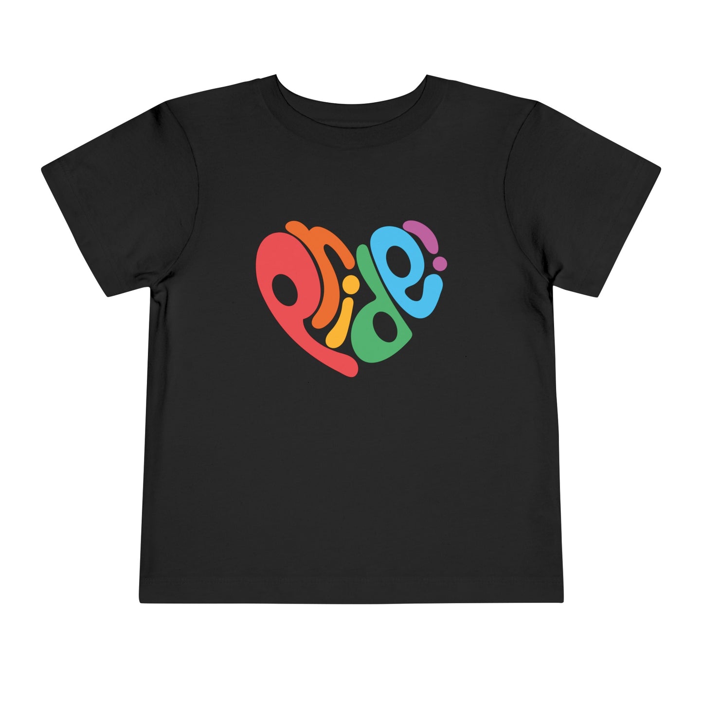 Toddler Short Sleeve Pride! Heart Tee