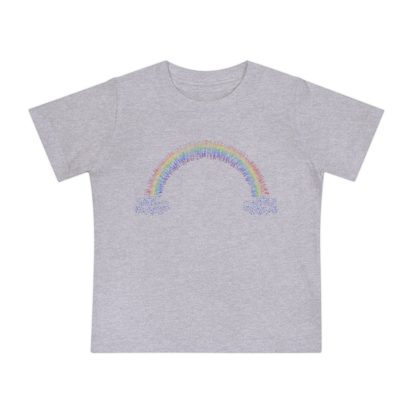 Baby Rainbow with Clouds Short Sleeve T-Shirt