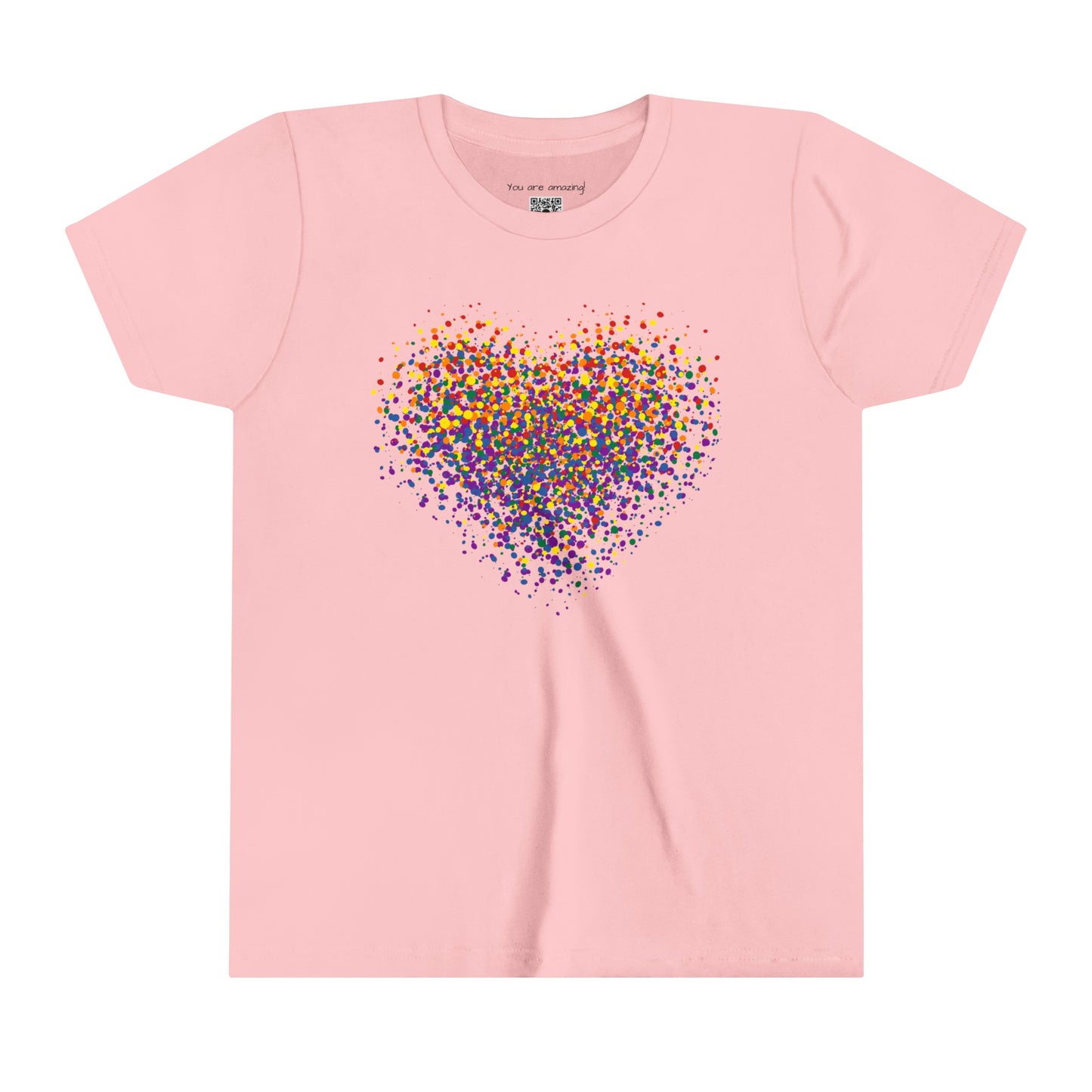 Youth Short Sleeve Graffiti Heart Tee