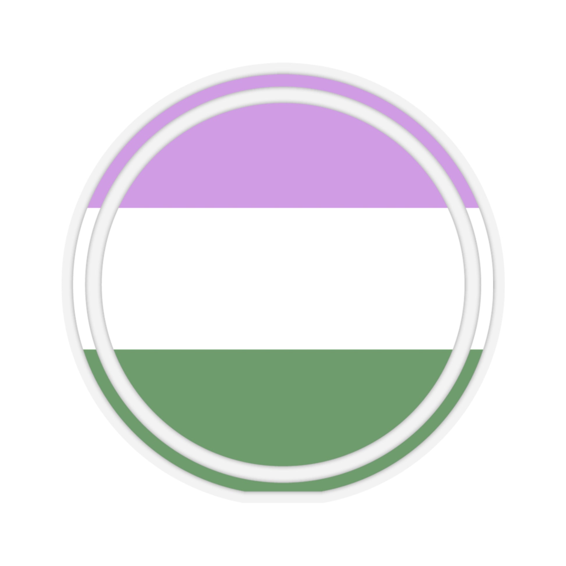 Genderqueer Pride Sticker - The Inclusive Collective