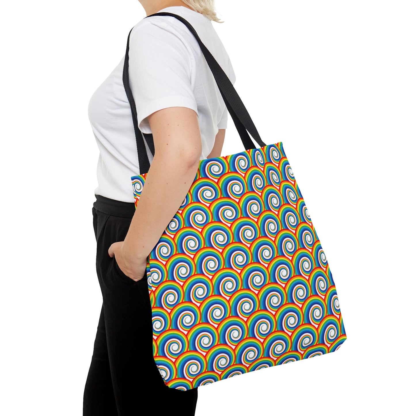 Rainbow Waves Tote Bag - The Inclusive Collective