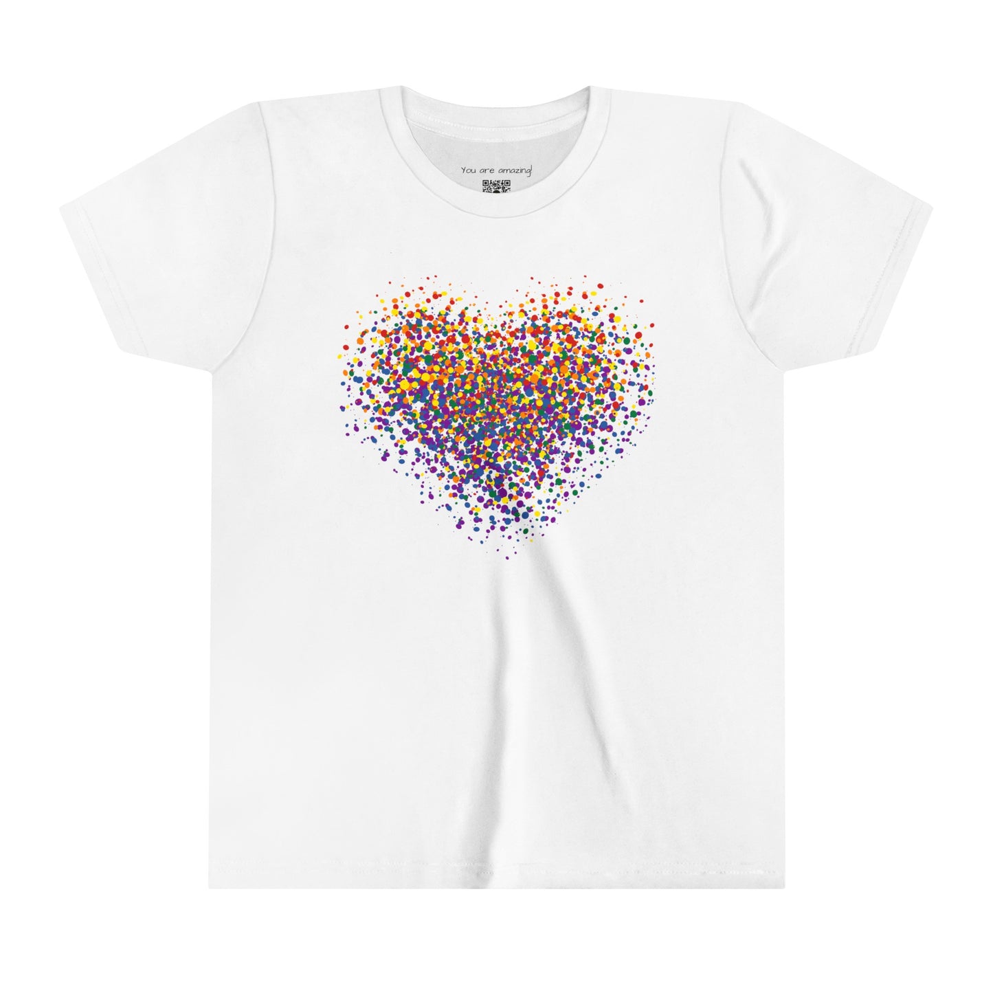 Youth Short Sleeve Graffiti Heart Tee