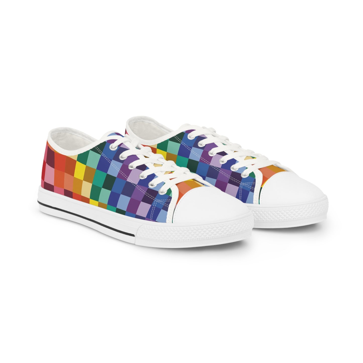 Rainbow Low Top Sneakers - The Inclusive Collective