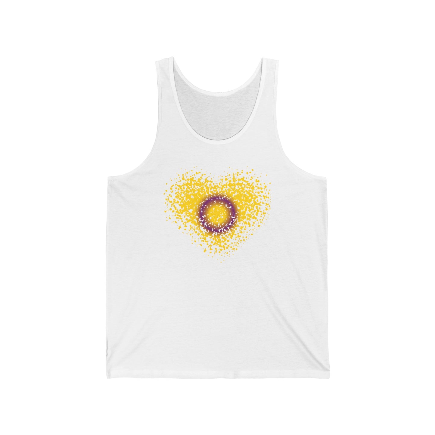 Unisex Intersex Graffiti Heart Tank Top - The Inclusive Collective