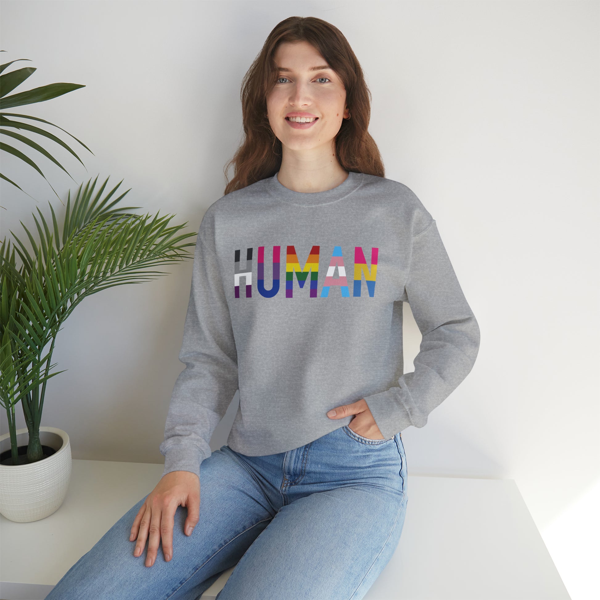 HUMAN Crewneck Sweatshirt - The Inclusive Collective