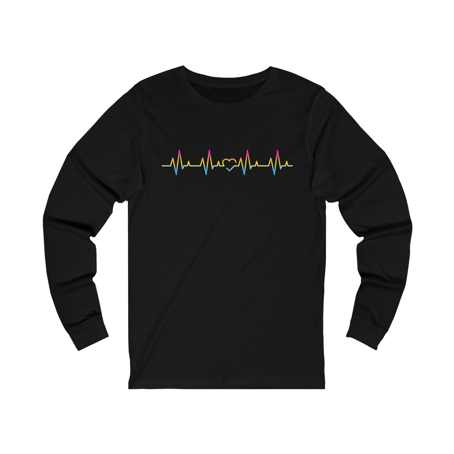 Unisex Pan Heartbeat Long Sleeve Tee - The Inclusive Collective