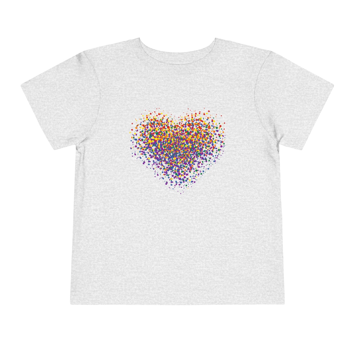 Toddler Short Sleeve Graffiti Heart Tee