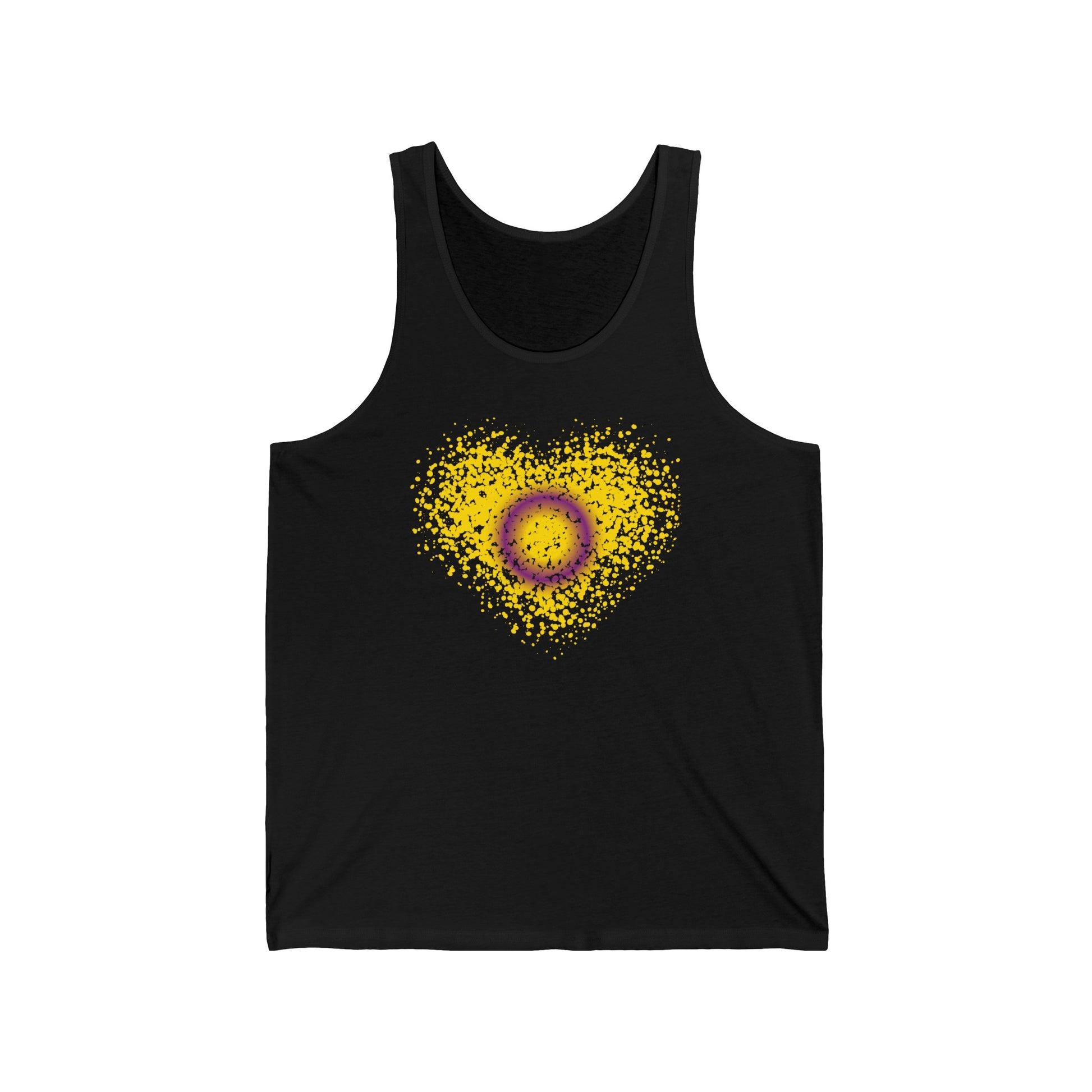 Unisex Intersex Graffiti Heart Tank Top - The Inclusive Collective