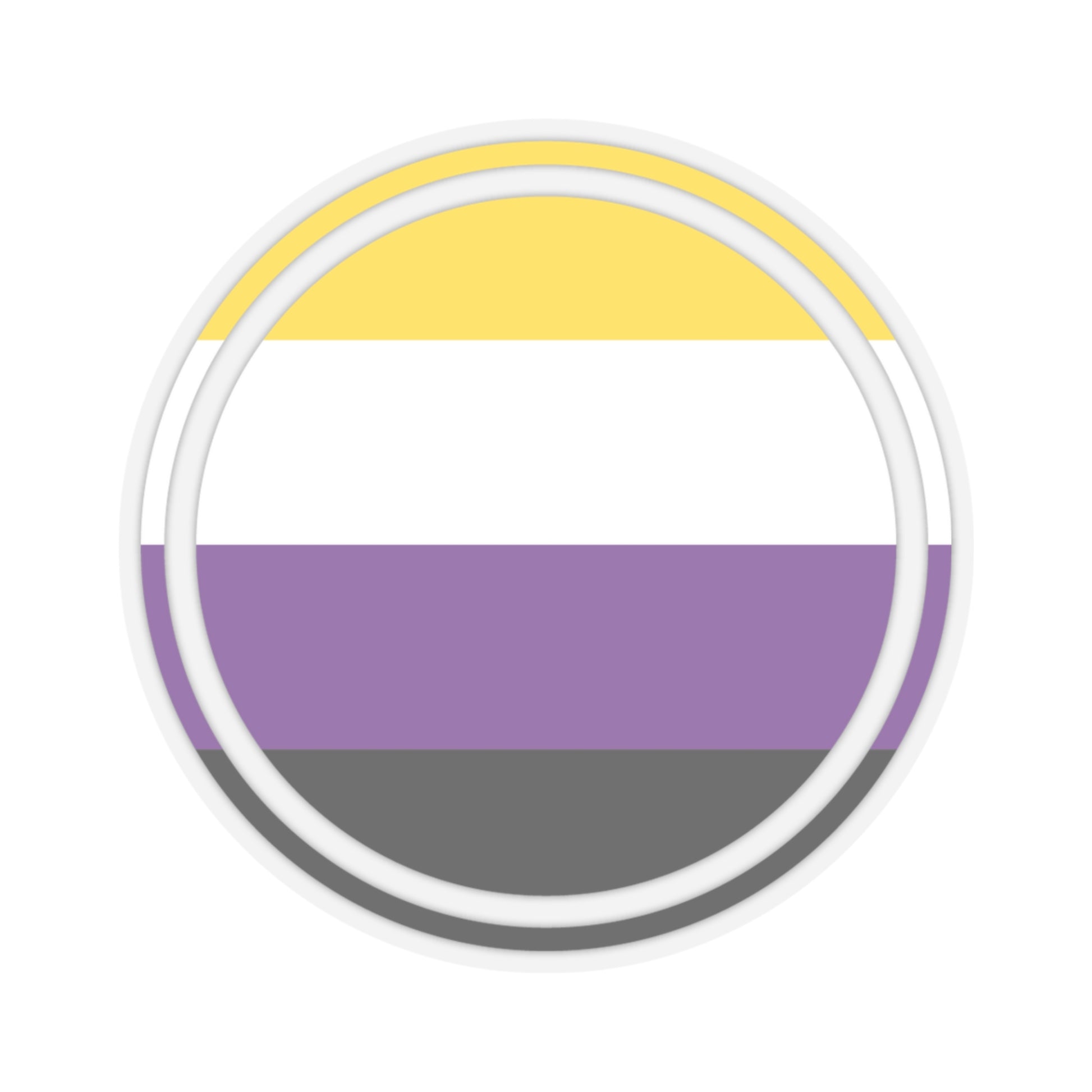 Nonbinary Pride Sticker - The Inclusive Collective