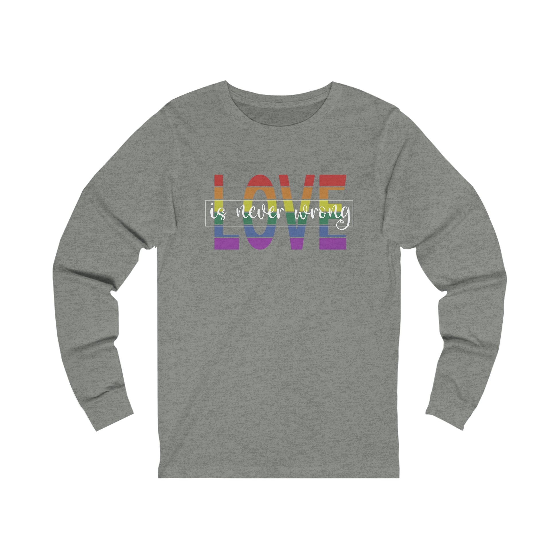 Love is Never Wrong Long Sleeve Tee - The Inclusive Collective