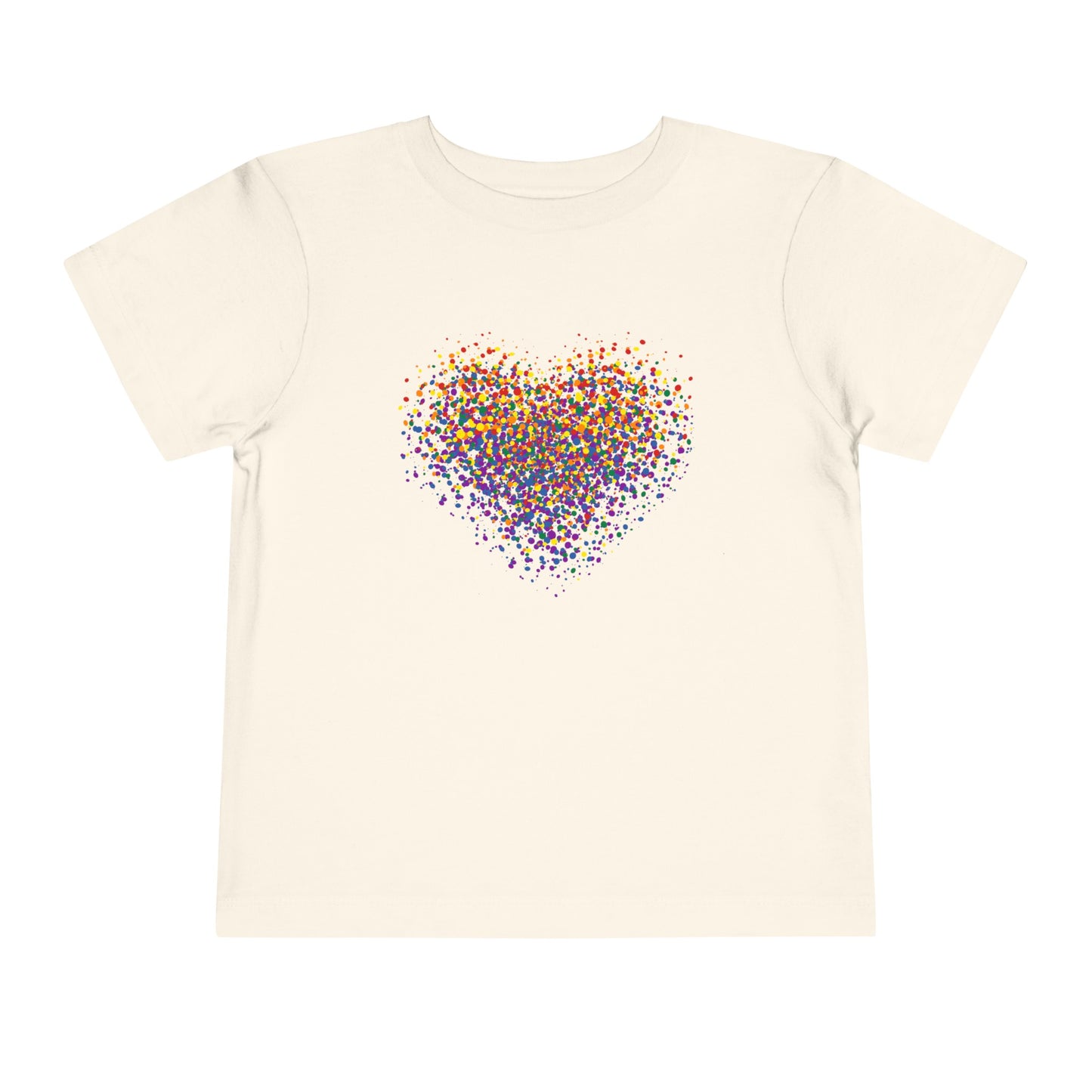 Toddler Short Sleeve Graffiti Heart Tee