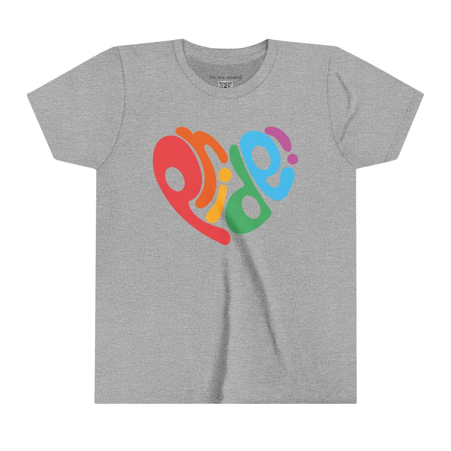 Youth Short Sleeve Pride! Heart Tee