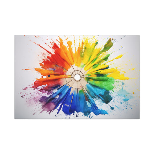 Pride Color Wheel Canvas - The Inclusive Collective