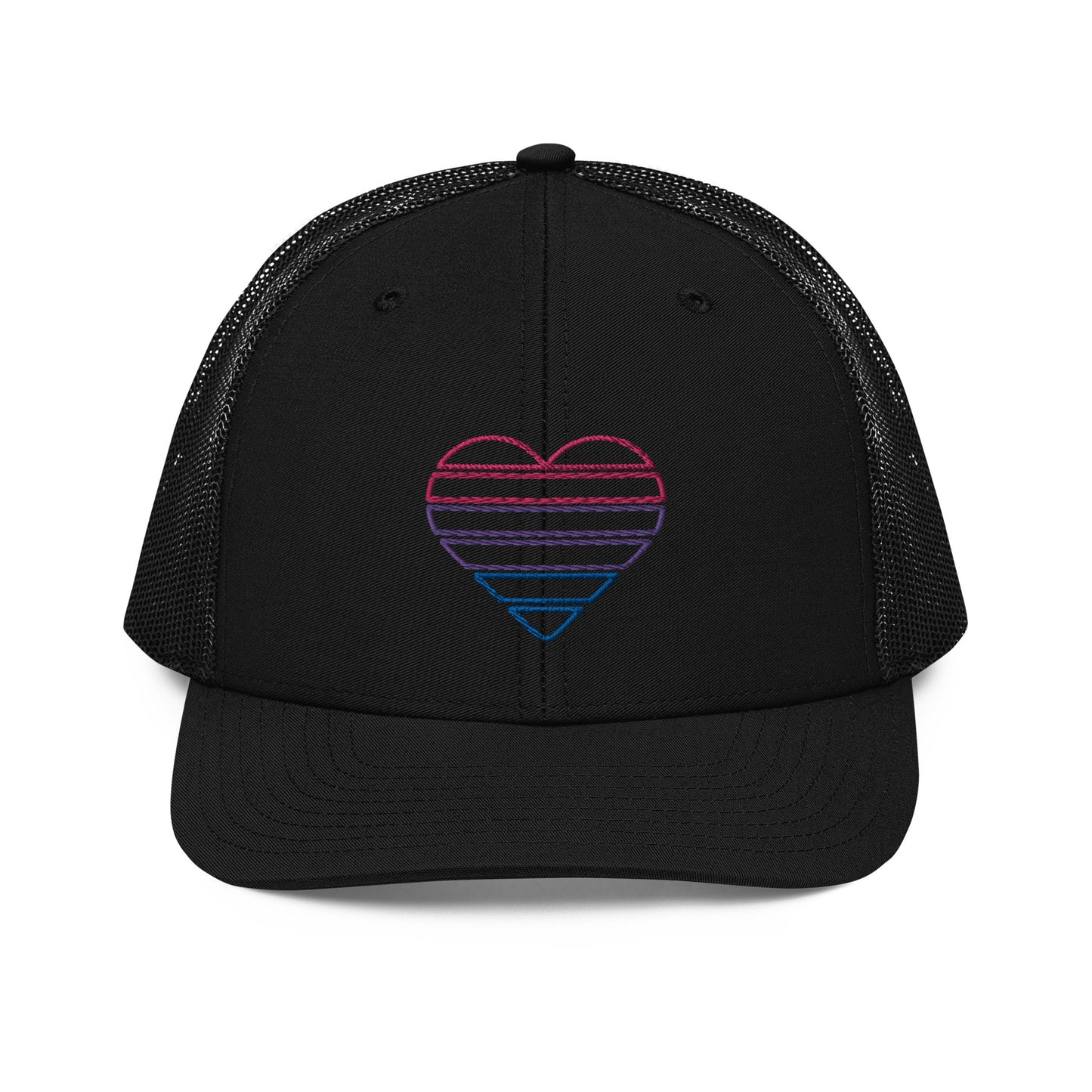 Bi Heart Trucker Hat