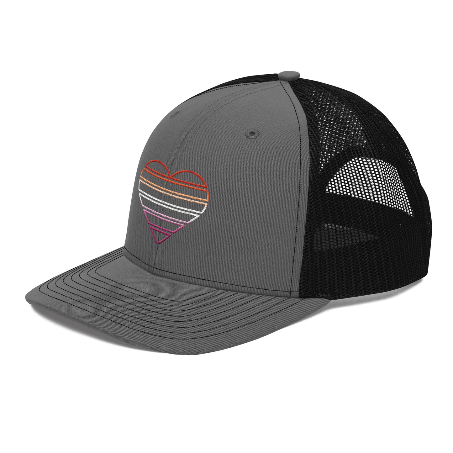 Lesbian Heart Trucker Hat