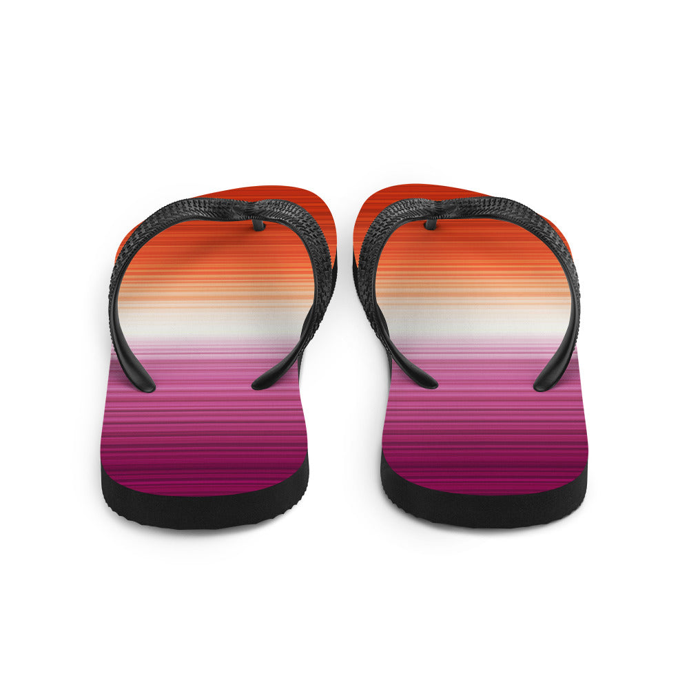 Lesbian Gradient Flip Flops - The Inclusive Collective