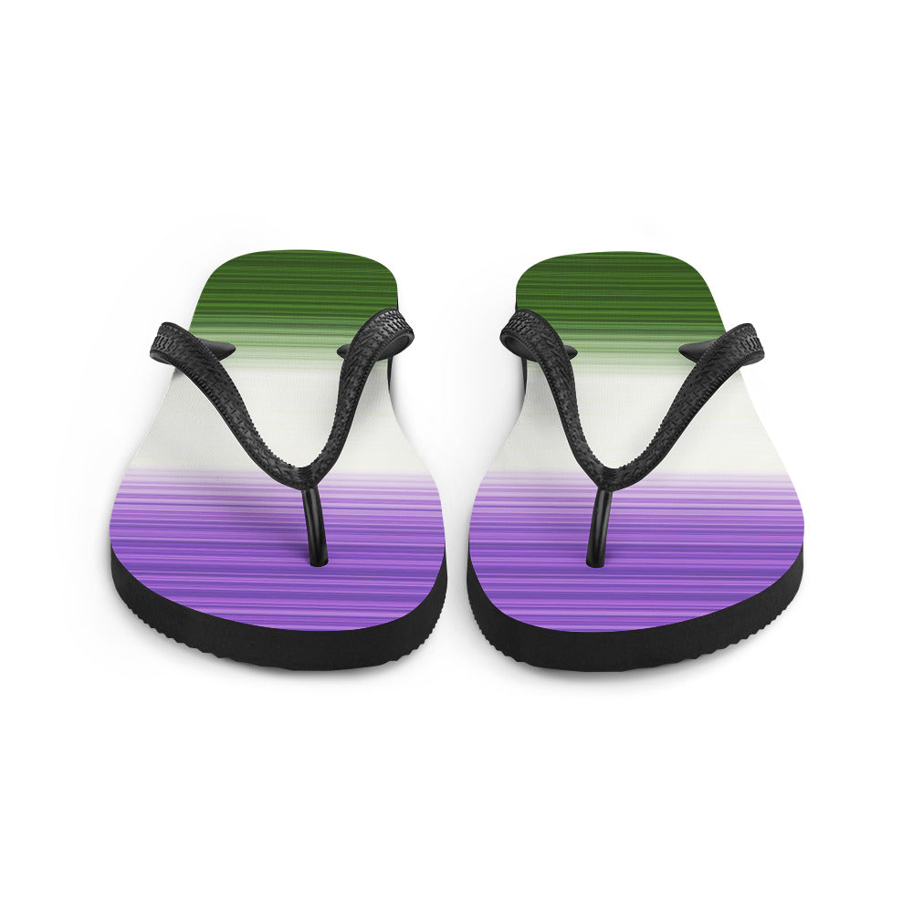 Genderqueer Gradient Flip Flops - The Inclusive Collective