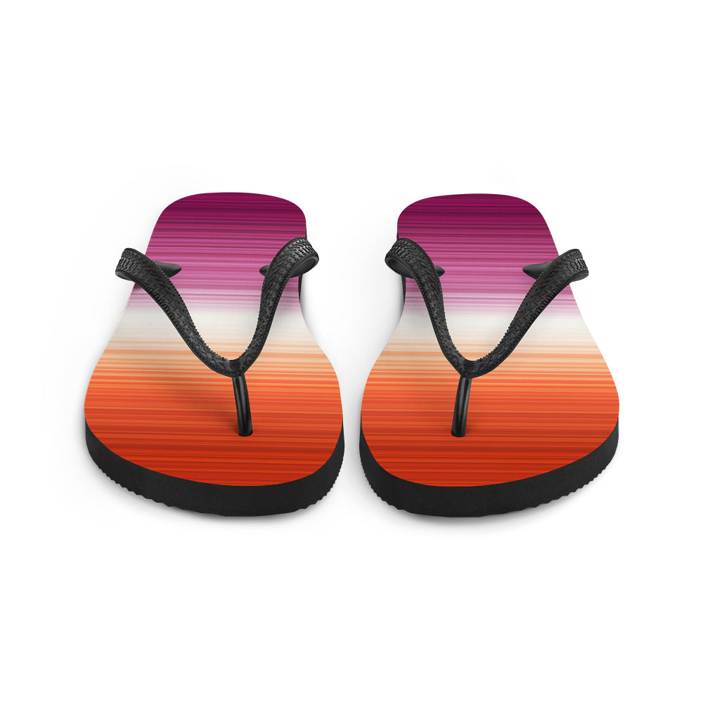 Lesbian Gradient Flip Flops - The Inclusive Collective