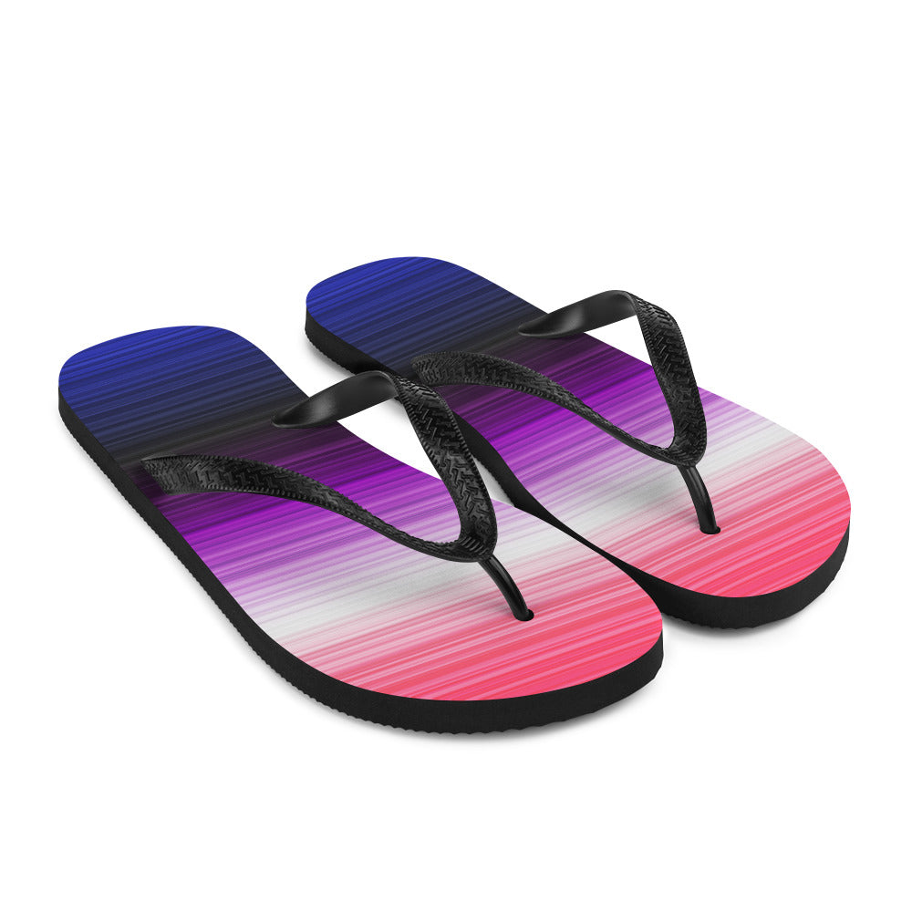 Genderfluid Gradient Flip Flops - The Inclusive Collective