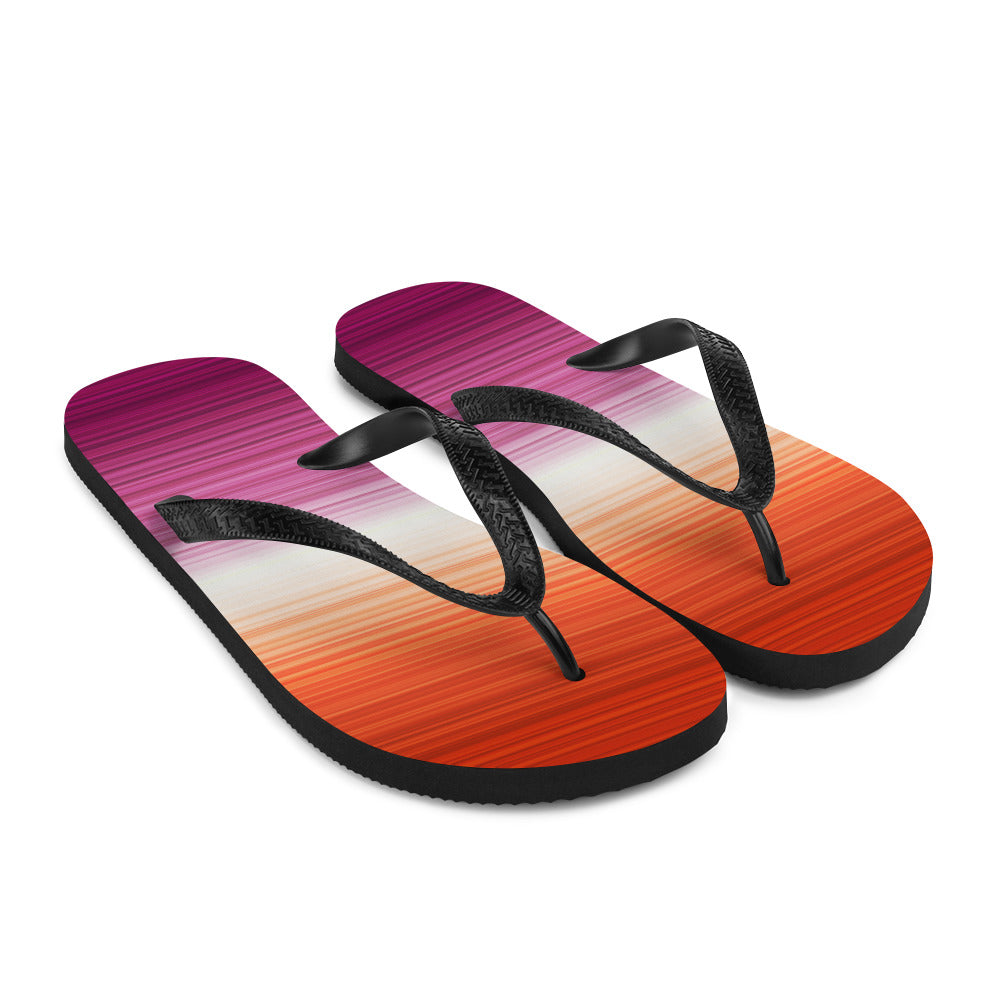 Lesbian Gradient Flip Flops - The Inclusive Collective